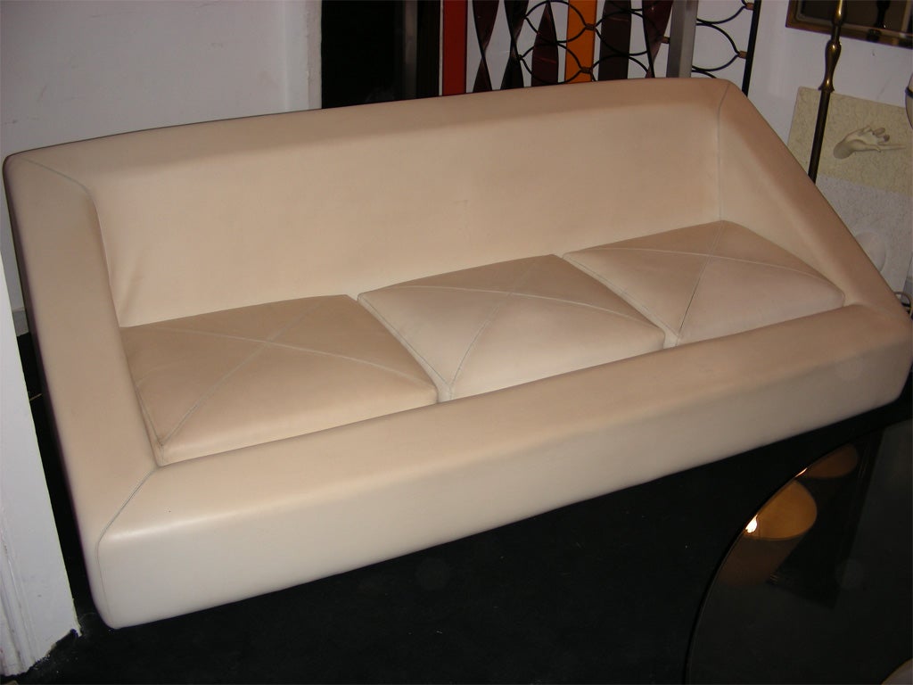 1970s Leather Living-Room Suite For Sale 1
