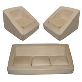 1970s Leather Living-Room Suite