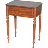 New England Federal Period Two Drawer Stand