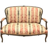 Louis XV Style Upholstered Settee