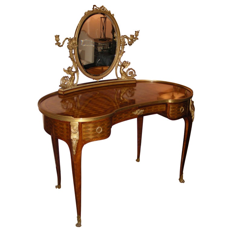 Very Beautiful 1880s Vanity Table For Sale