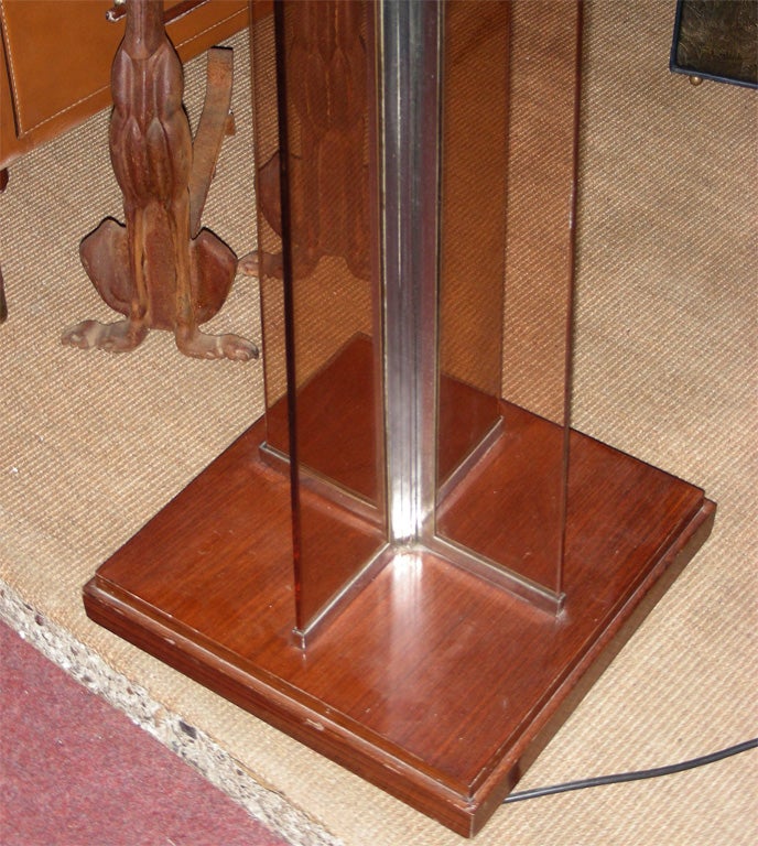 French 1930s Floor Lamp by Jacques Adnet