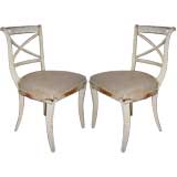 Pair of French Neo-Classical Style Chairs