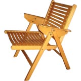 Pair of French Bentwood Folding Chairs