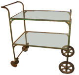 Antique Iron Industrial Cart