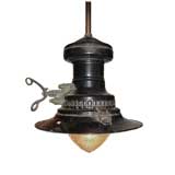 Antique Black Converted Gas Fixture