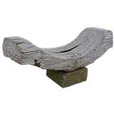 Japanese Driftwood Garden Seat