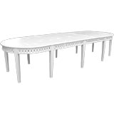 Lattice Apron 12' Dining Table