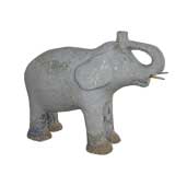 Vintage Cement Elephant