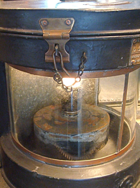 20th Century Forward Mast Kerosene Lantern