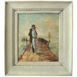 Small Dutch Oil on Canvas Small Dutch Oil on Canvas