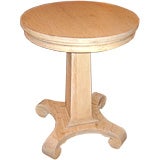 Bleached Oak Empire Side Table