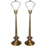 Pair of Brass Stiffel Lamps
