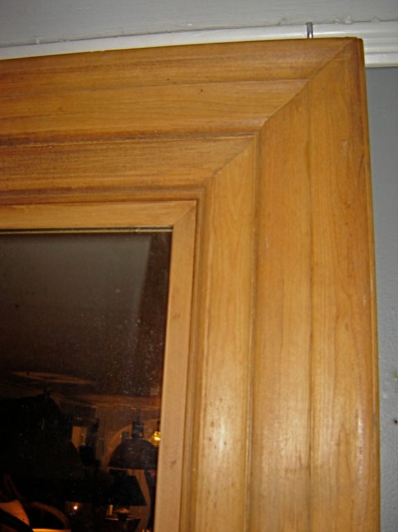 HUGE Cherry Moulding Mirror
