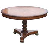 Sunburst Inlay Dining Table