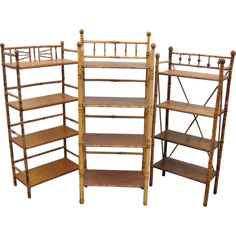 Faux Bamboo Bookcase At 1stdibs Faux Bamboo Bookcase 1