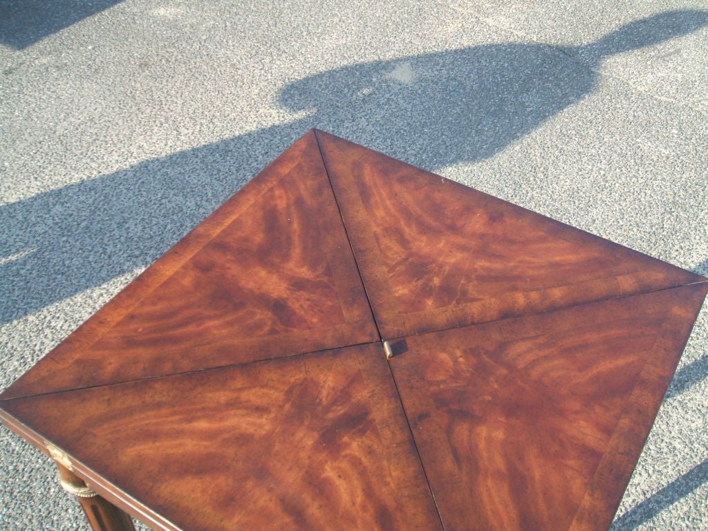 Contemporary English Game Table For Sale