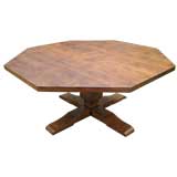 Octagonal dining table