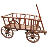 Vintage hay wagon
