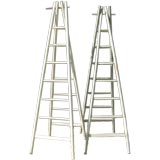 antique painted ladders