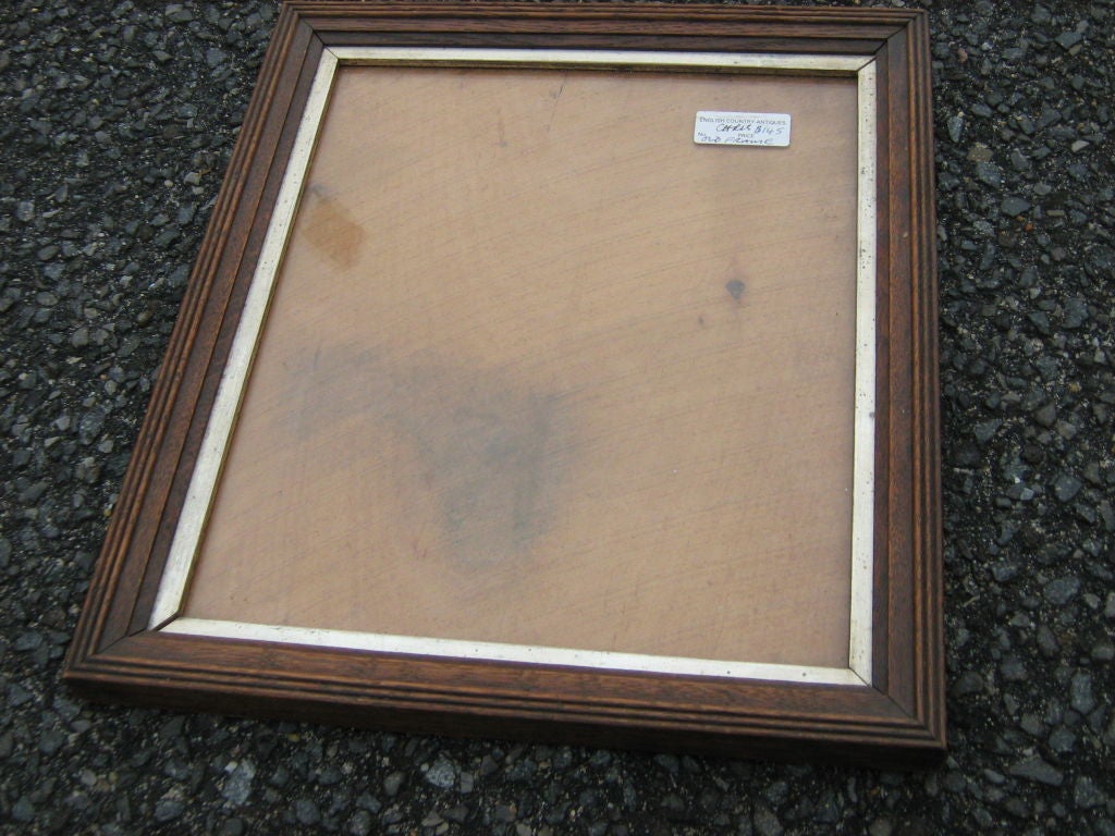 selection of old wooden picture frames,different sizes and prices.
