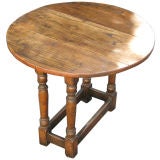 Antique drop leaf small table