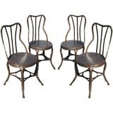 metal bistro chairs