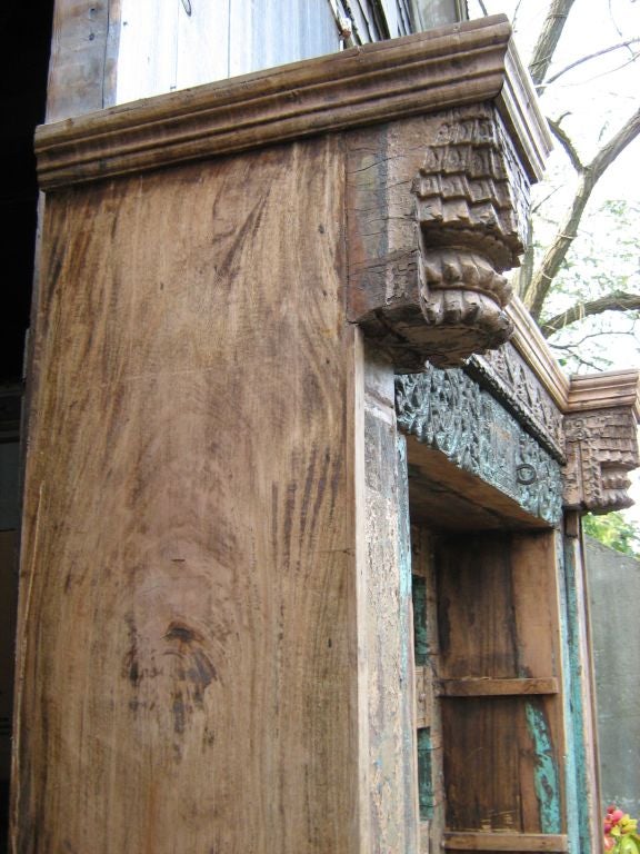 Indian door bookcase 1