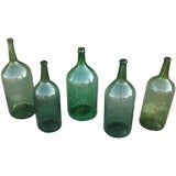 Vintage wine bottles