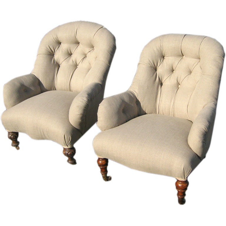 Rounded Arm Small Club Chairs At 1stdibs, Small Club Chairs Upholstered