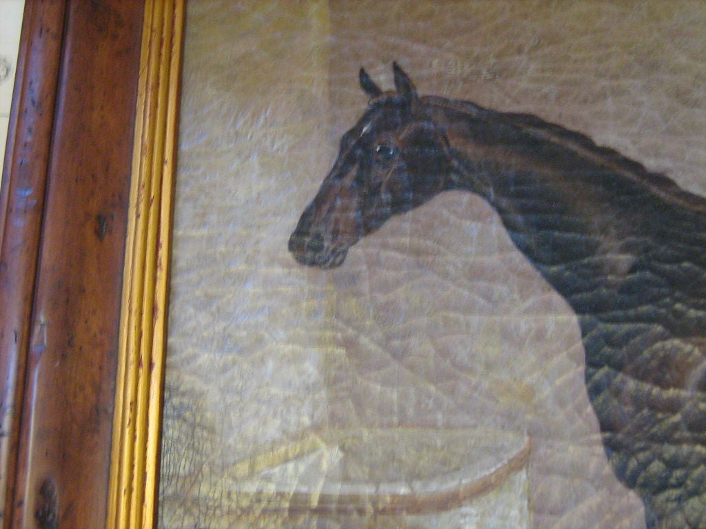 oil painting with beautiful oak wood frame. Can be ordered, 8 weeks delivery. Can be painted to order.