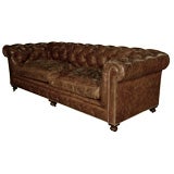 Classic English Chesterfield Sofa