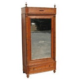 Antique French faux bamboo armoire