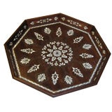 Shell Inlaid Octagonal Tray