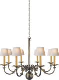 Classic Eight-Arm Chandelier with Ball Finial