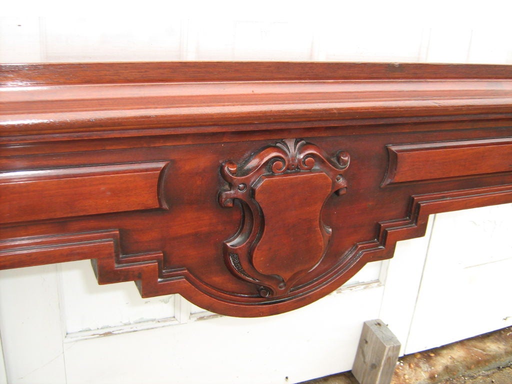 English Georgian Style Mahogany Console For Sale