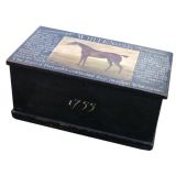 Used Chest with Painted Horse on Top