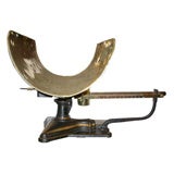 Antique brass scale