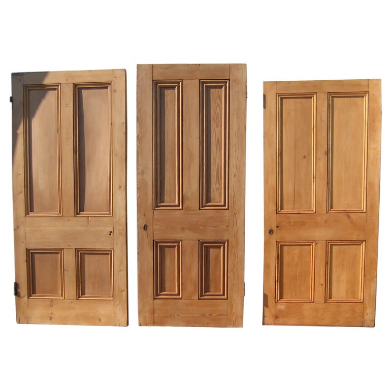 Antique pine doors For Sale