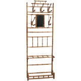 Faux bamboo coat rack/hall stand
