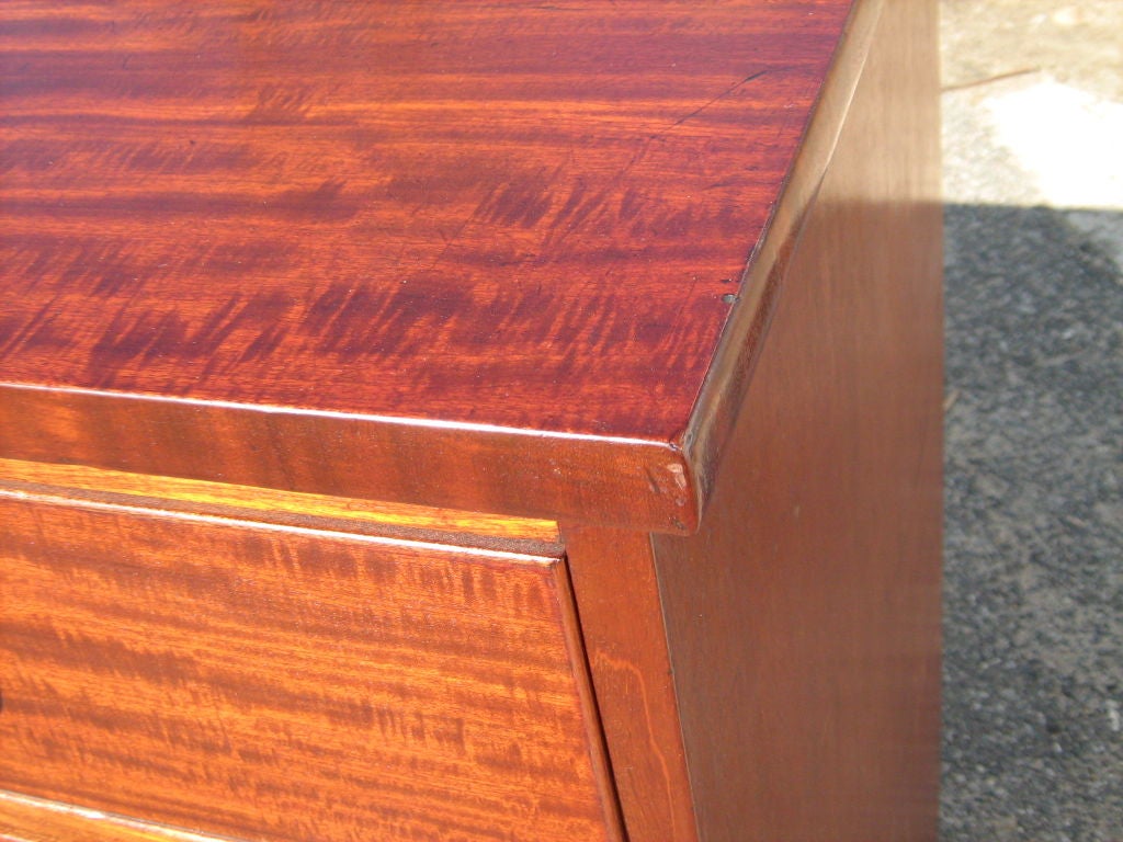 19th Century Antique Mahogany Chest of Drawers For Sale