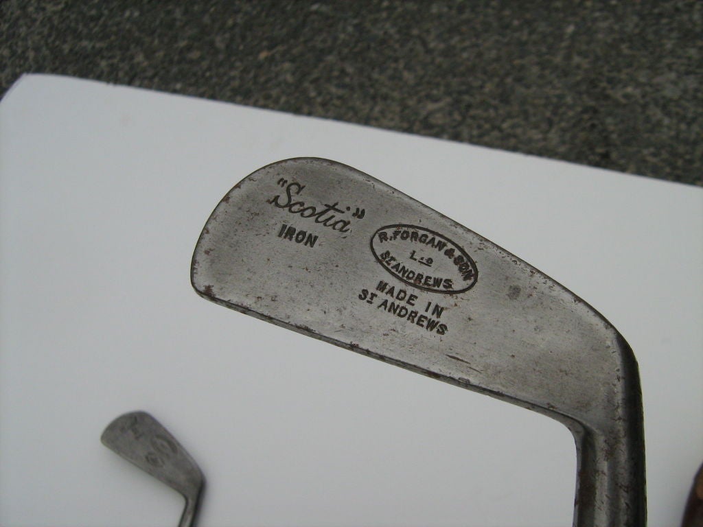 20th Century Antique golf clubs from St. Andrews