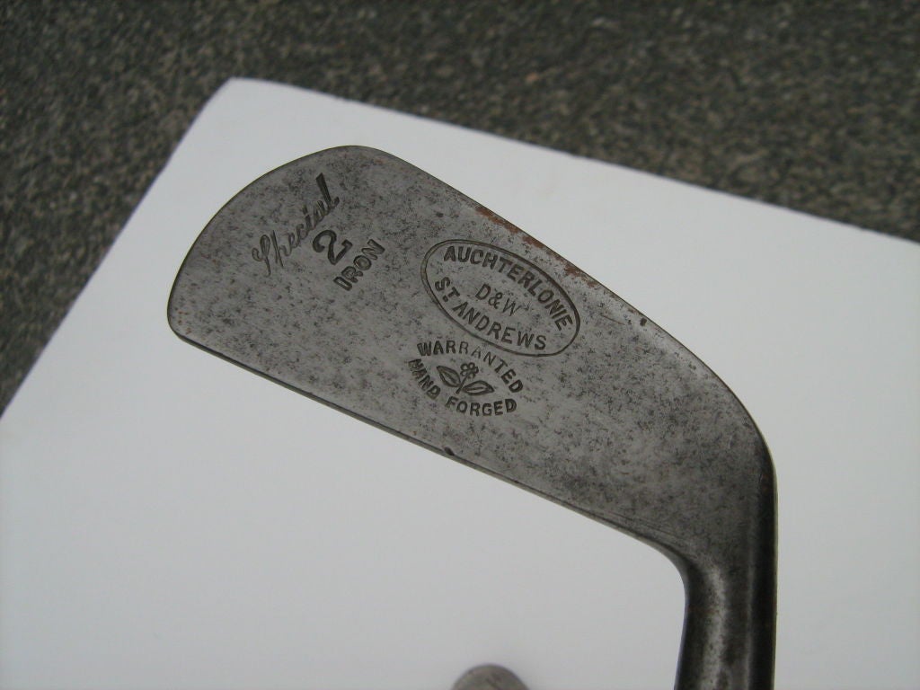 Antique golf clubs from St. Andrews 1