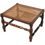 Unusually Large Caned top foot stool