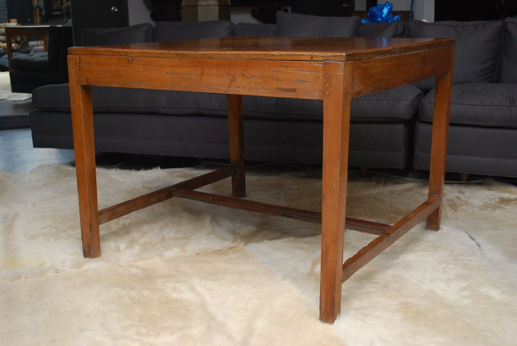 Teak Wood Library Table For Sale 3