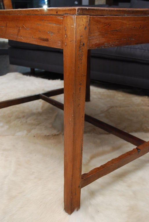 Mid-20th Century Teak Wood Library Table For Sale