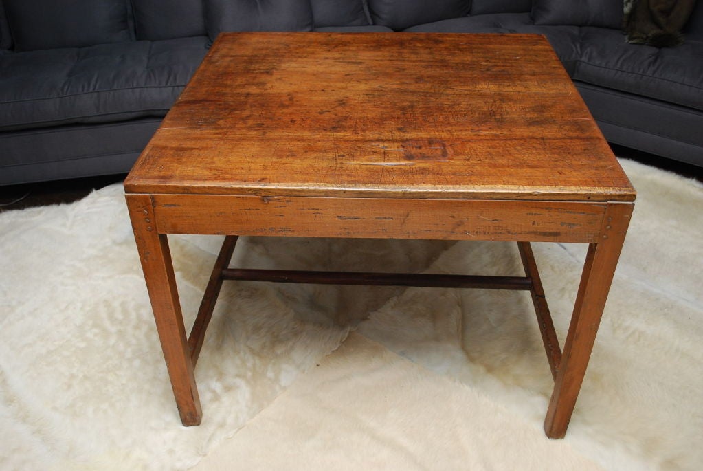 Indonesian Teak Wood Library Table For Sale