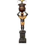 Antique Directoire, Retour d'Egypte Period Oil Lamp