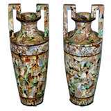 Pair of Pichon Pottery Vases