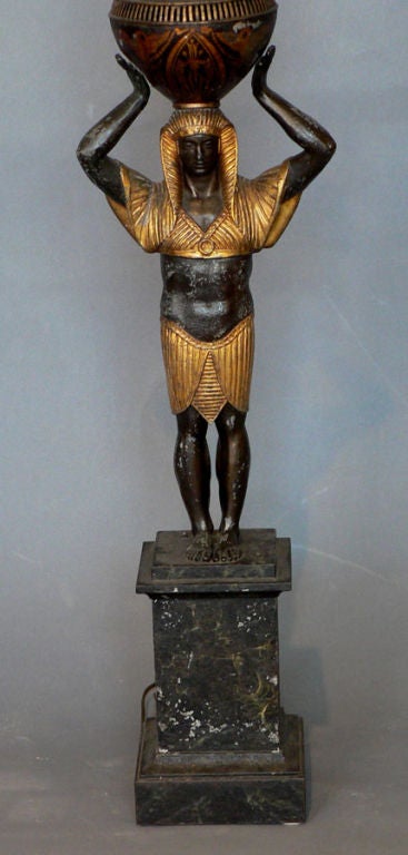 Directoire, Retour d'Egypte Period Oil Lamp